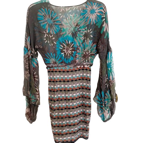 Missoni Mixed Media Textured Knit Skirted Dress XS - Picture 5 of 6